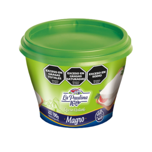 Queso Untable Magro La Paulina Pote x190 g