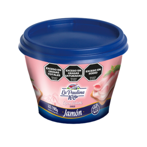 Queso Untable Jamón La Paulina Pote x190 g