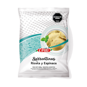 Sorrentinos Ricota y Espinaca Orali x500 g