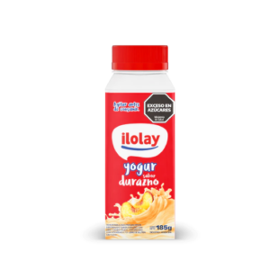 Yogurt Tetra Durazno Entero Ilolay Botellita x185 ml