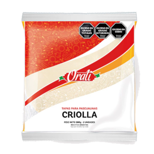Tapa Pascualina Criolla Orali x380 g 2 unidades