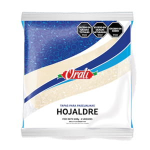Tapa Pascualina Hojaldre Orali x400 g 2 unidades