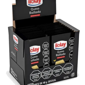 Queso Ralladito Caja Ilolay – sobres 20 unidades x40 g