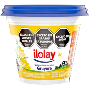 Queso Untable Gruyere Ilolay Pote x190 g