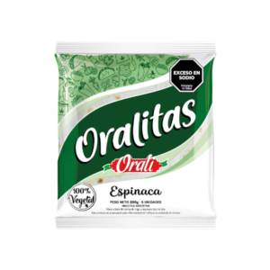 Tortillas De Espinaca clásicas Orali x6u (220gr)