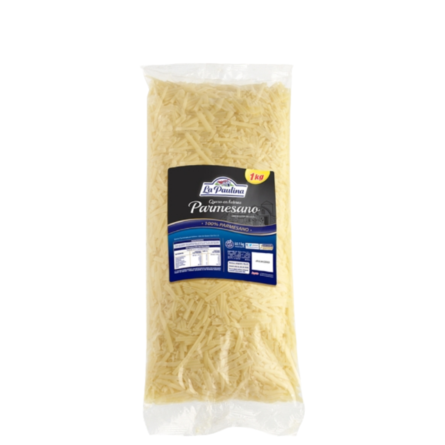 Queso Hebras Parmesano La Paulina x1 kg