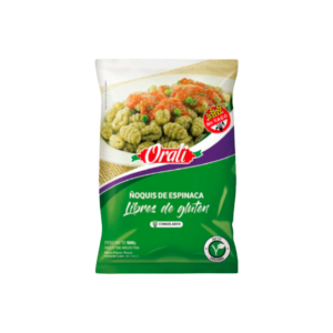Ñoquis de Espinaca Sin TACC Congelados Orali x500 g