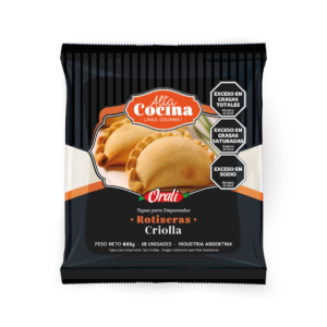 Tapa Empanada Rotisera Criolla Orali x625 g (12 unidades)