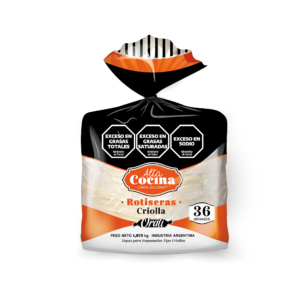 Tapa Empanada Rotisera Xl Criolla Orali x1.8 kg (36 unidades)