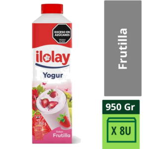 Yogurt Tetra Frutilla Entero Ilolay x950 g