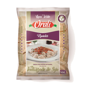 Ravioles Texturado de Soja Linea Verde Orali x500 g