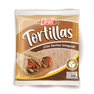 Tortillas De Trigo Integral Orali x6u (220gr)